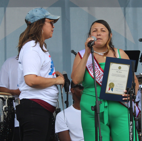 Madrina of the Cleveland Puerto Rican Festival