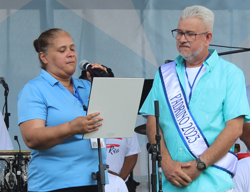 Padrino of the Cleveland Puerto Rican Festival