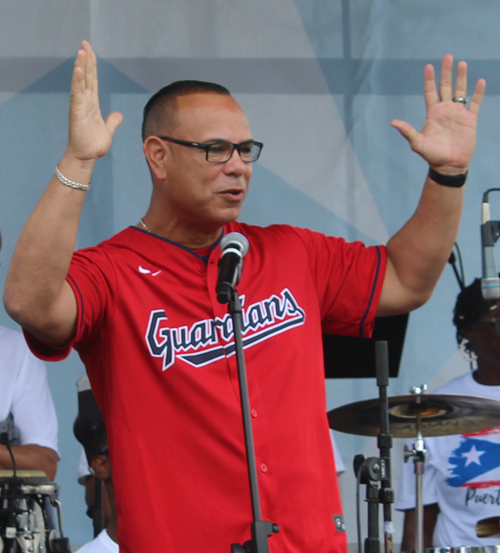 Carlos Baerga at Cleveland Puerto Rican Festival