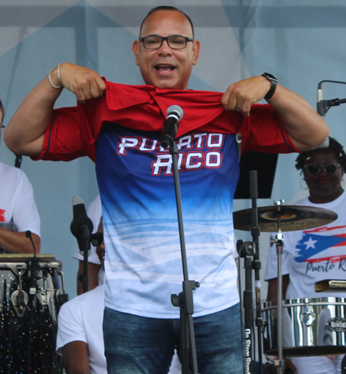 Carlos Baerga at Cleveland Puerto Rican Festival