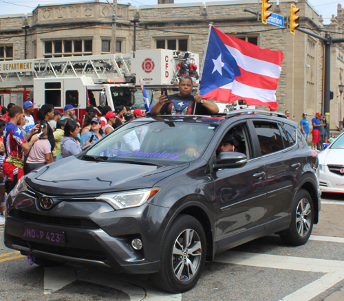 Cool car in the 2023 Cleveland Puerto Rican Parade