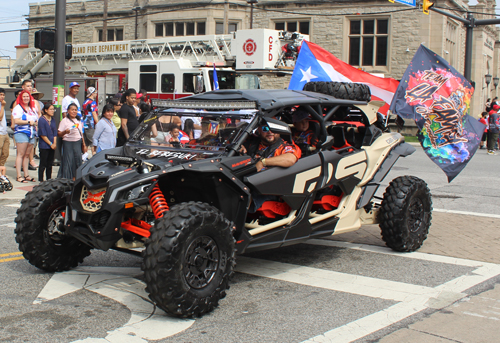 Cool car in the 2023 Cleveland Puerto Rican Parade