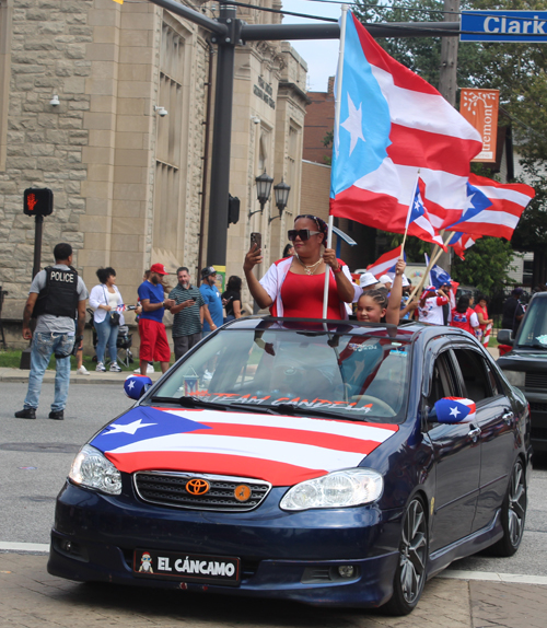 Cool car in the 2023 Cleveland Puerto Rican Parade