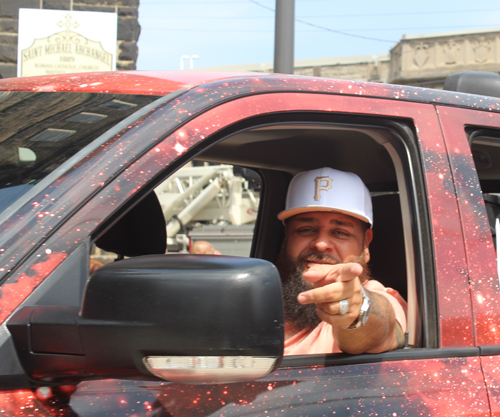 Cool car in the 2023 Cleveland Puerto Rican Parade