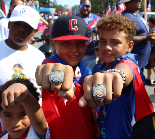 People at the 2025 Cleveland Puerto Rican Parade and Festival