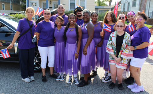 People at the 2025 Cleveland Puerto Rican Parade and Festival