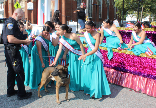 Latina Image girls at the 2025 Cleveland Puerto Rican Parade and Festival