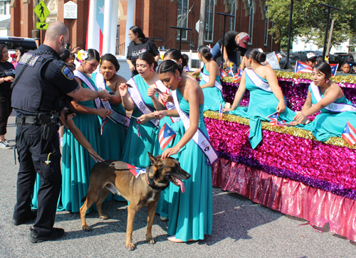 Latina Image girls at the 2025 Cleveland Puerto Rican Parade and Festival