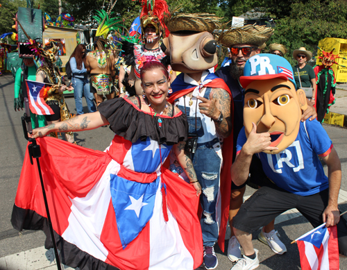 People at the 2025 Cleveland Puerto Rican Parade and Festival