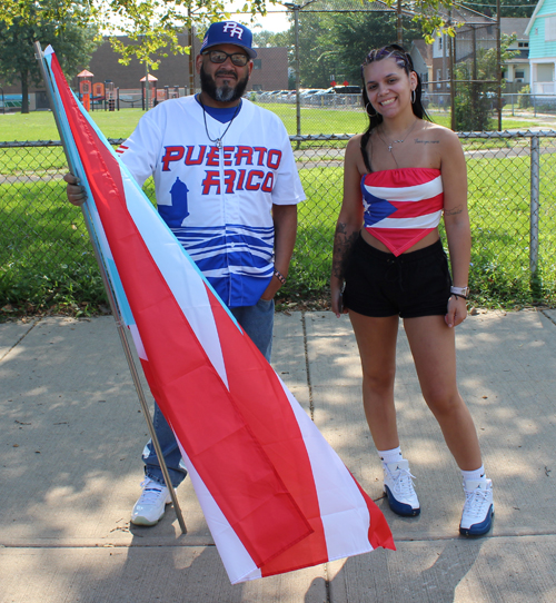 People at the 2025 Cleveland Puerto Rican Parade and Festival