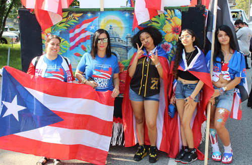 Girls at the 2025 Cleveland Puerto Rican Parade and Festival