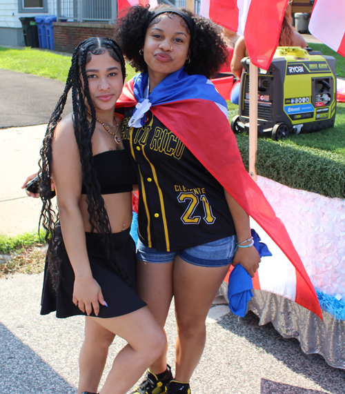 Girls at the 2025 Cleveland Puerto Rican Parade and Festival