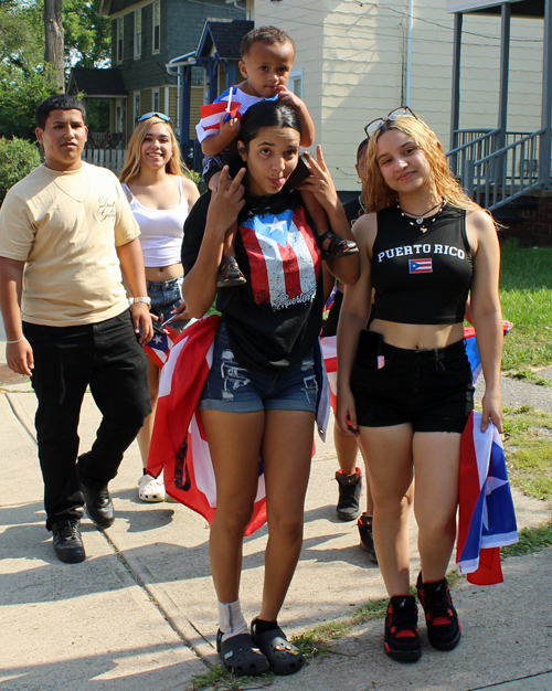 People at the 2025 Cleveland Puerto Rican Parade and Festival