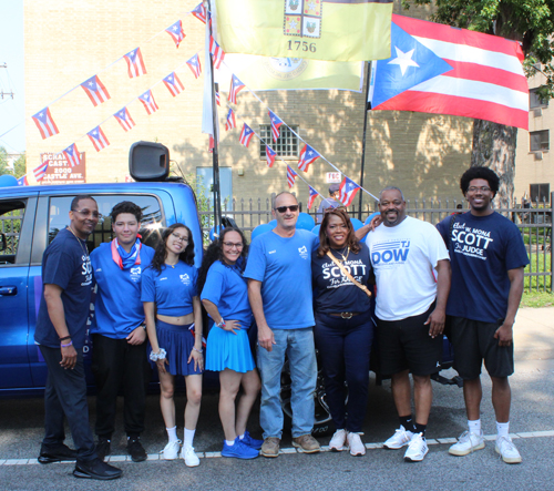 People at the 2025 Cleveland Puerto Rican Parade and Festival