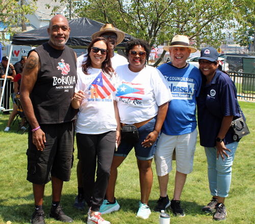 Cleveland City Council members and Angela Shute-Woodson