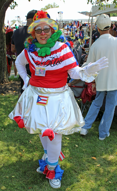 People at the 2025 Cleveland Puerto Rican Parade and Festival