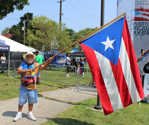 People at the 2025 Cleveland Puerto Rican Parade and Festival