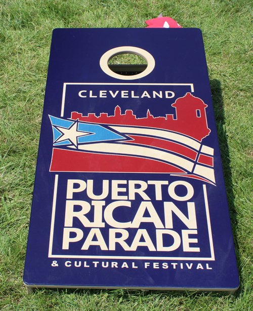 Cornhole at the 2025 Cleveland Puerto Rican Parade and Festival