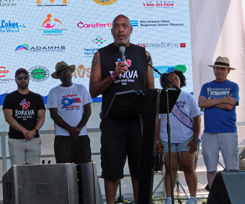 Council president Blaine Griffin at Puerto Rican Festival