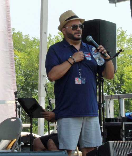MC at Puerto Rican Festival