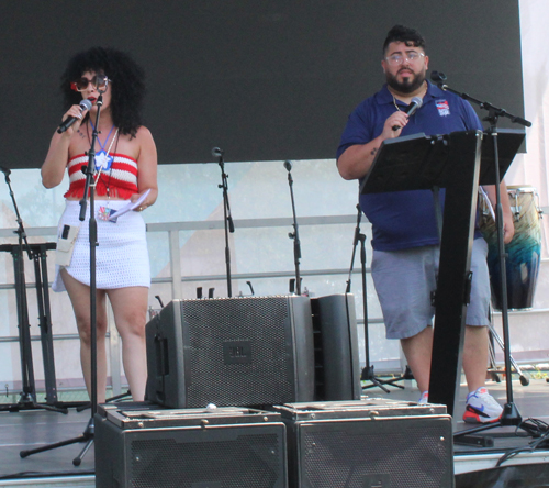 MC at Puerto Rican Festival