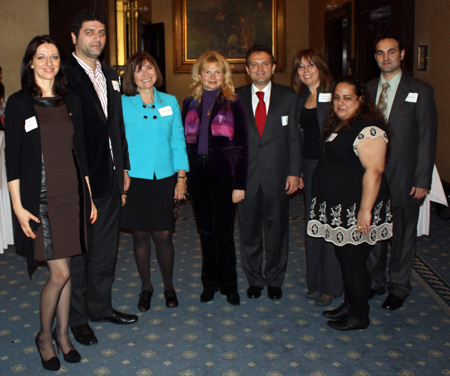 Romanian Ambassador Adrian Vierita group