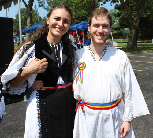 People at 2025 Romanian Fest at St Mary Church in Cleveland