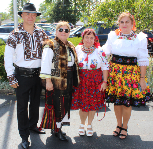People at 2025 Romanian Fest at St Mary Church in Cleveland
