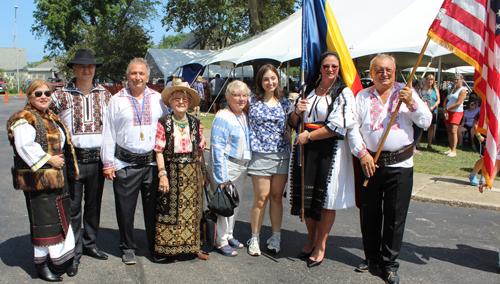 People at 2025 Romanian Fest at St Mary Church in Cleveland
