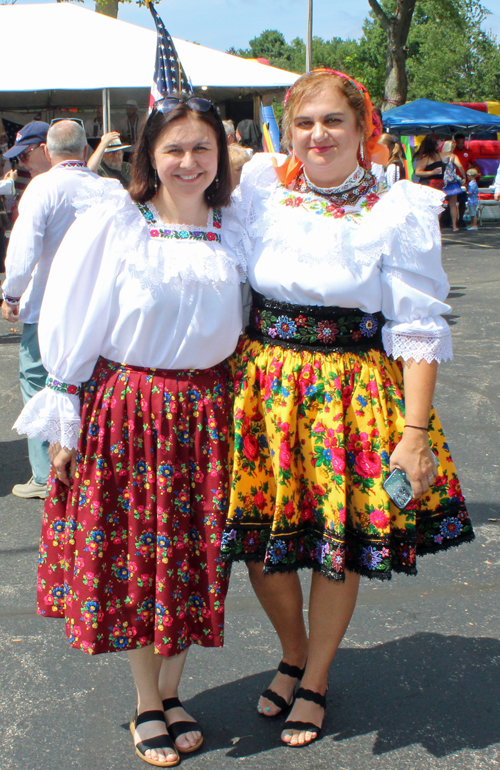 People at 2025 Romanian Fest at St Mary Church in Cleveland