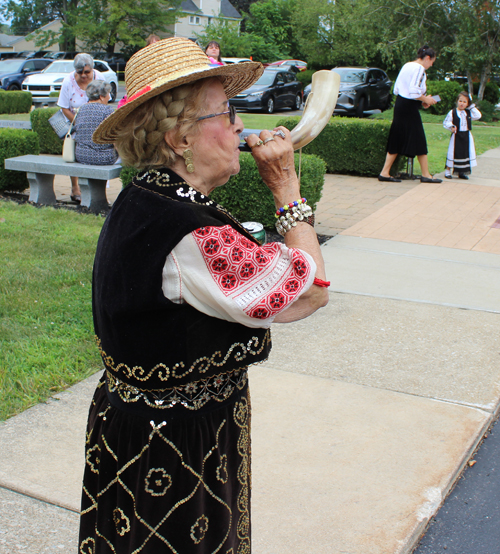 People at 2025 Romanian Fest at St Mary Church in Cleveland
