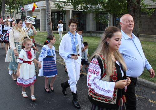 Romanian Parade in Cleveland at St Mary Church