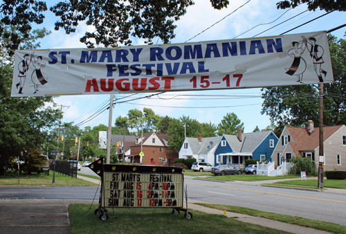 St Mary Romanian Festival banner
