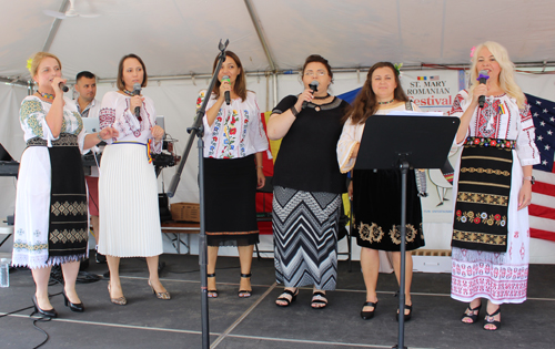 People at 2025 Romanian Fest at St Mary Church in Cleveland