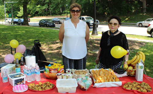 Russian Cultural Garden food table