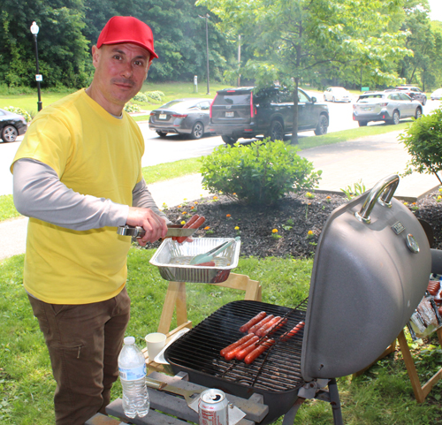 Russian Cultural Garden grilling food