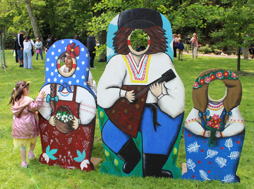 Russian Cultural Garden cutouts