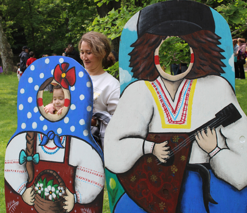 Russian Cultural Garden cutouts