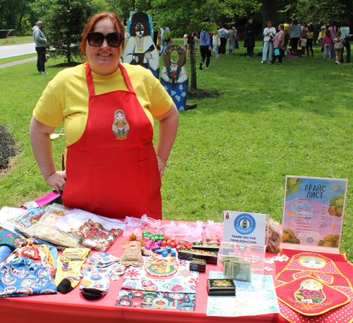 Russian Cultural Garden table