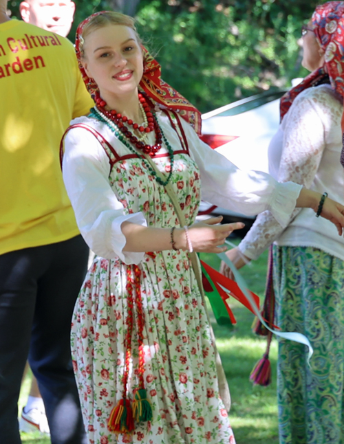 dancer at Ivan Kupala in Russian Cultural Garden in Cleveland