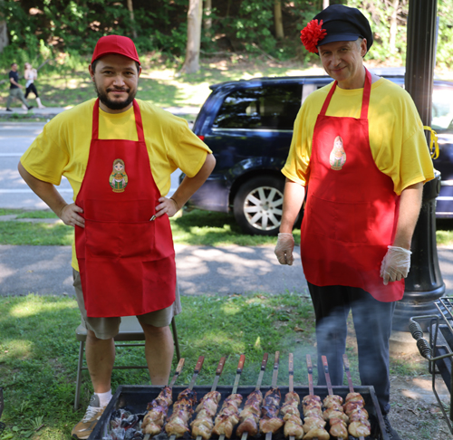 Grilling at at Ivan Kupala in Russian Cultural Garden in Cleveland