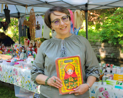 Vendor at Ivan Kupala in Russian Cultural Garden in Cleveland