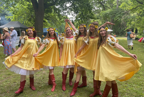 Dancers at Ivan Kupala in Russian Cultural Garden in Cleveland