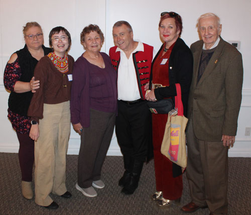 Tom Katrenich of Living Traditions (center) with friends