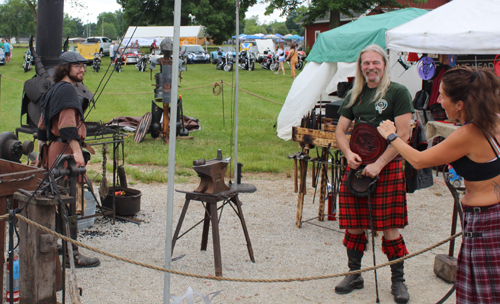 Blacksmiths from Dragon's Head Forge at the Ohio Scottish Games and Celtic Festival 