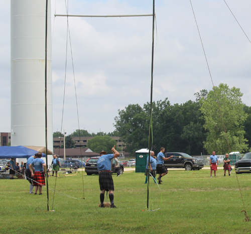 Sheaf tossing at Highland Athletic Games