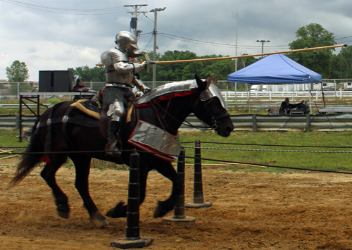 Knights of Valour joust at Ohio Scottish Games and Celtic Festival