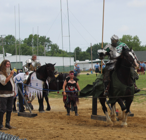 Knights of Valour on horseback
