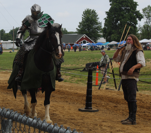 Knights of Valour on horseback