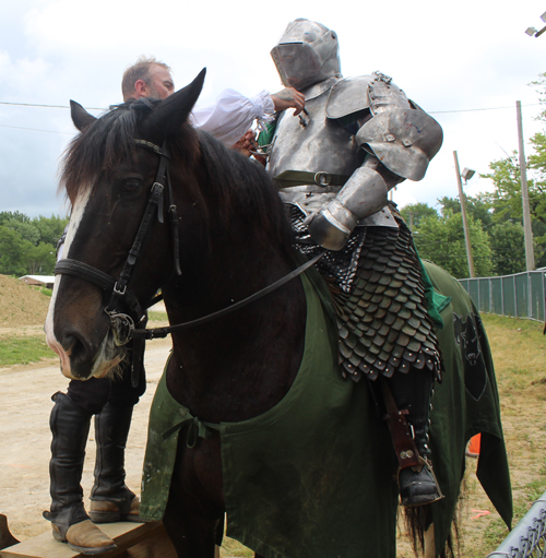 Knights of Valour on horseback